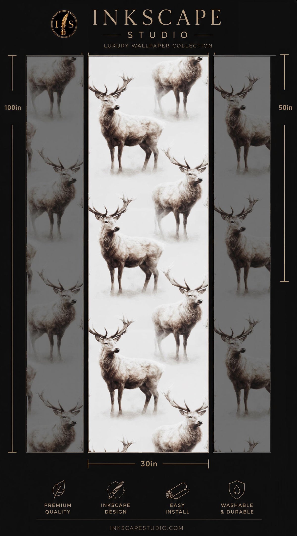 a black and white photo of a herd of elk